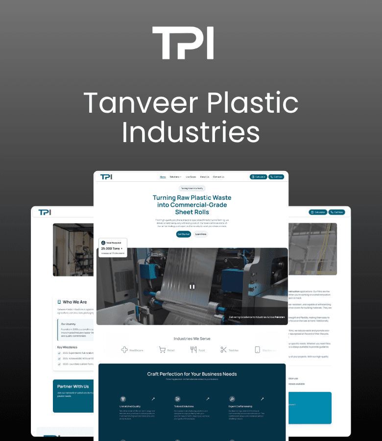 Official Tanveer Plastic Industries Website